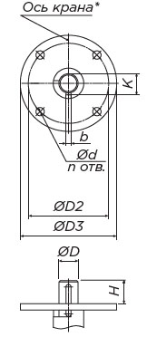 Кран шаровой ALSO КШ.П.П.Р.065.25-01 Ду65 Ру25 полнопроходной, присоединение - под приварку, корпус - сталь 20, уплотнение - PTFE, под редуктор/привод