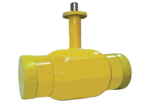 Кран шаровый Broen Ballomax газовый Ду400 Ру25/12 под приварку с ISO-фланцем, Траб=-40/+80 под привод и редуктор