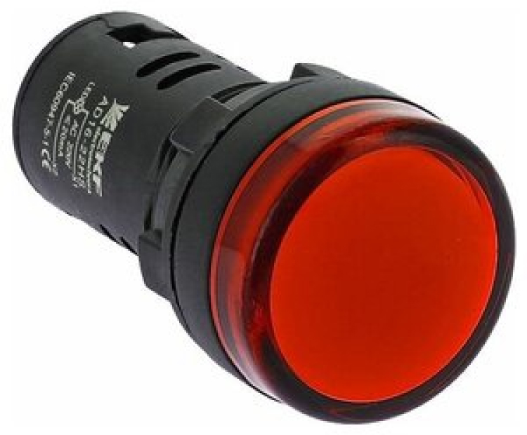 Лампа сигнальная EKF AD16-22HS красная, матрица/220
