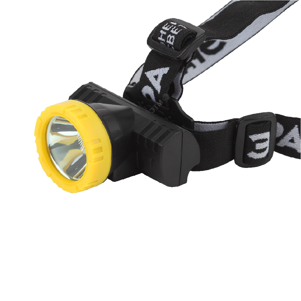 Фонарь налобный светодиодный ЭРА GA-802 аккумуляторный, цвет - желто-черный