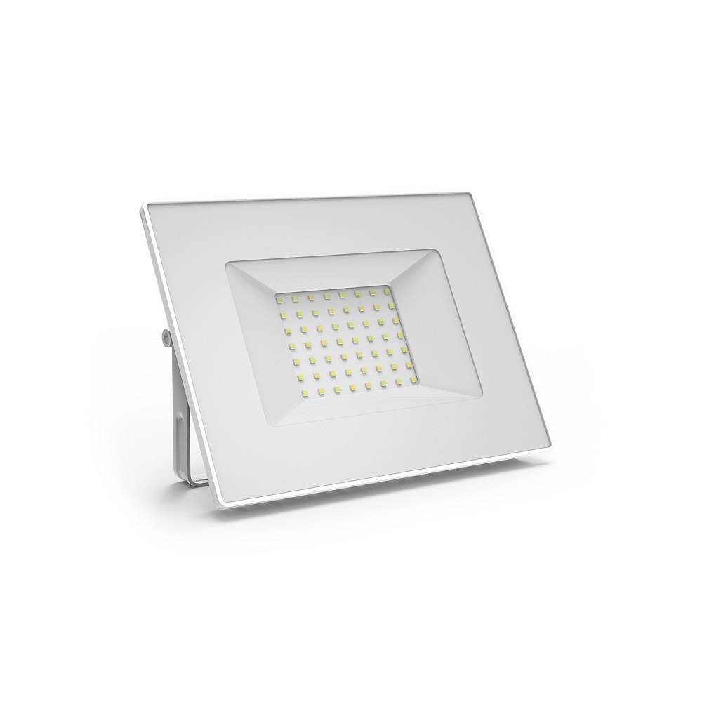 Прожектор светодиодный GAUSS Elementary 6500K белый  50 Вт, цветовая температура - 6500 K, световой поток - 4500 лм, IP65, форма - прямоугольная, цвет - белый