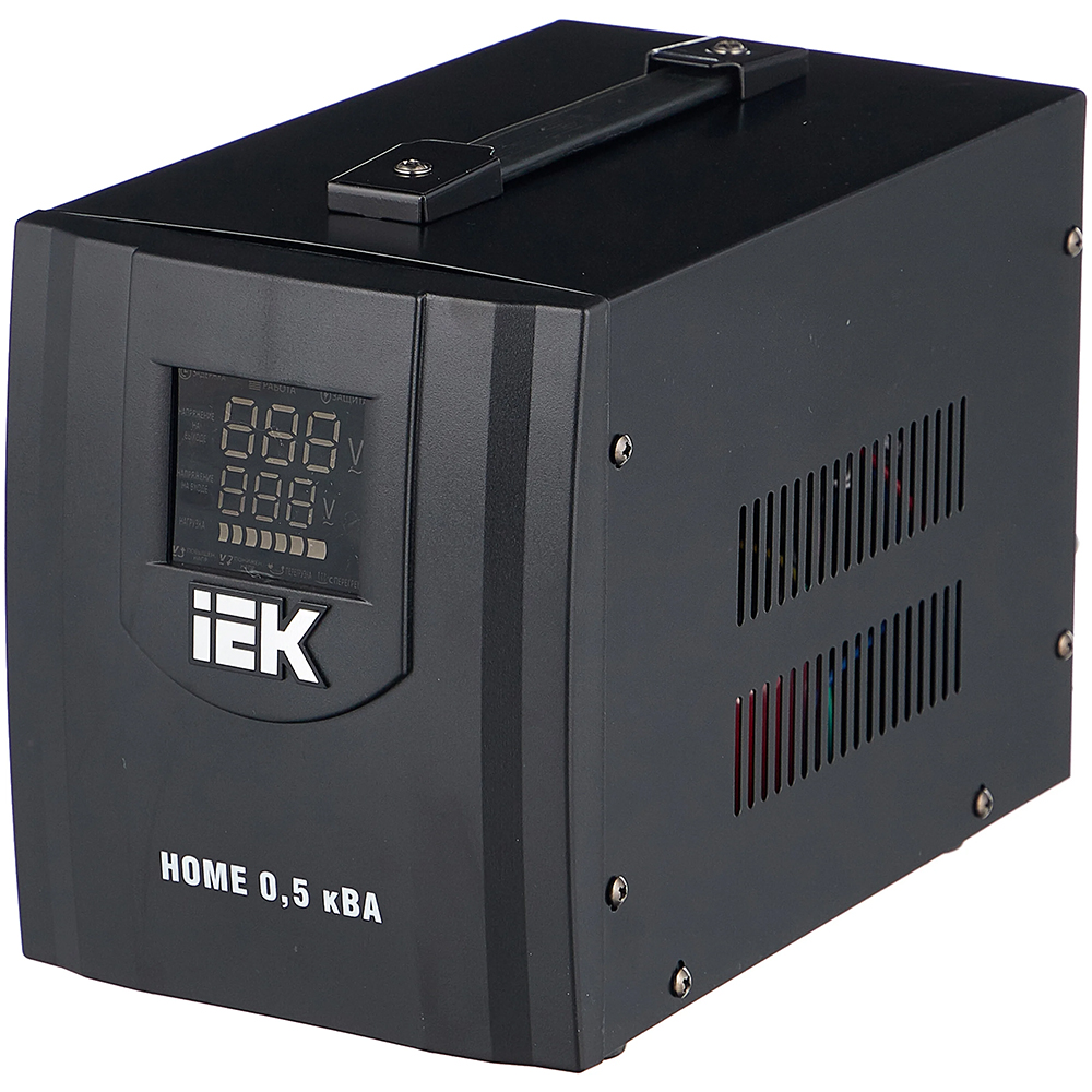 Стабилизатор напряжения IEK СНР1-0-0.5 кВА 140-270В/220В однофазный  электронный переносной