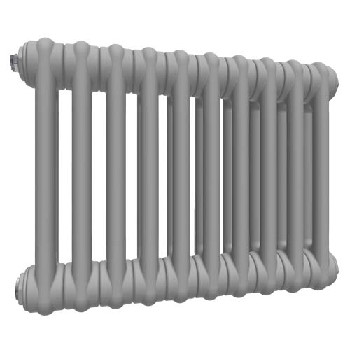 Радиаторы стальные трубчатые IRSAP Tesi 2 высотой 650 мм, 7 секций, присоединение резьбовое - 1/2″, подключение - боковое T02, цвет - серый светлый матовый
