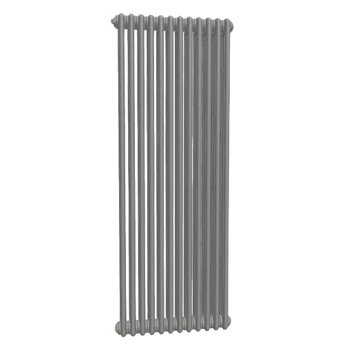 Радиаторы стальные трубчатые IRSAP Tesi 3 высотой 1800 мм, 8 секций, присоединение резьбовое - 1/2″, подключение - нижнее со встроенным вентилем сверху T25, цвет - серый Манхэттен