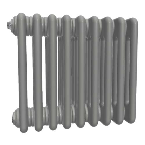 Радиаторы стальные трубчатые IRSAP Tesi 4 высотой 450 мм, 28-44 секции, присоединение резьбовое - 1/2″, подключение - нижнее со встроенным вентилем сверху T25, цвет - серый Манхэттен