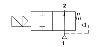 Схема подключения Клапан электромагнитный АСТА ЭСК 401 1/4″ Ду6 проходное сечение 12 мм НО пилотный латунный, уплотнение плунжера - Viton, мембрана - Viton, 24 В топливные, 0.35 — 12 бар