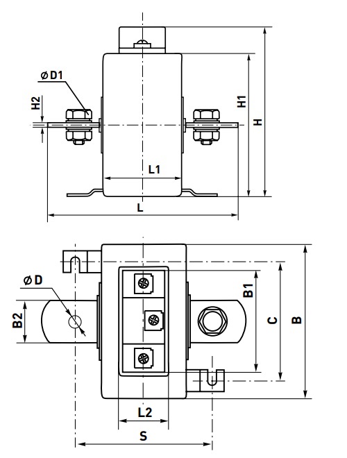 Трансформаторы тока EKF PROxima ТТЕ-A S 100/5A – 1000/5A с клеймой напряжения, класс 0,5S шинные
