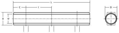 Коллектор Giacomini R582AY006 1 1/4″ Ду32 Py16 выходов 6x3/4″ внутренняя резьба, выходы внутренняя резьба, корпус латунь, с межосевым расстоянием выходов 100 мм