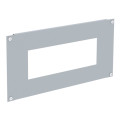 Пластрон EKF AVERES 250x490 мм материал - сталь для шкафа AV Trivia, с вырезом для вертикальных автоматических выключателей ВА-99/250 3х3Р/3х4Р, цвет - cветло-серый