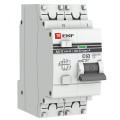 Автоматический выключатель дифференциального тока двухполюсный EKF PROxima АД-32, тип расцепления A, 1P+N, сила тока 16А, ток утечки 30мА