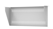 Полка консольная EKF ITA2SPC 200мм 2U перфорированная для телекоммуникационного шкафа, глубина - 200 мм, рабочая высота - 2U, цвет серый