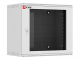 Шкаф телекоммуникационный EKF Astra ITB9G 9U 600x650 настенный, глубина - 650 мм, рабочая высота - 9U, дверь - стекло