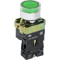 Кнопка управления IEK BW3361 Ду22 1з AC/DC c подсветкой, зеленая