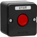 Пост кнопочный Texenergo ПКЕ2221, AC/DC рабочий ток 10А, красный