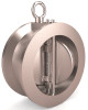 Клапан обратный двухстворчатый Genebre 2402 14 Ду150 Ру25 межфланцевый из нержавеющей стали
