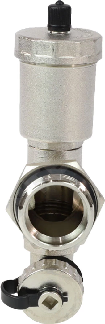 Изображение товара Элемент концевой Aquasfera Ду25 Ру10 наружная резьба, для коллектора, воздухоотводчик, соединитель, клапан сливной , материал - латунь