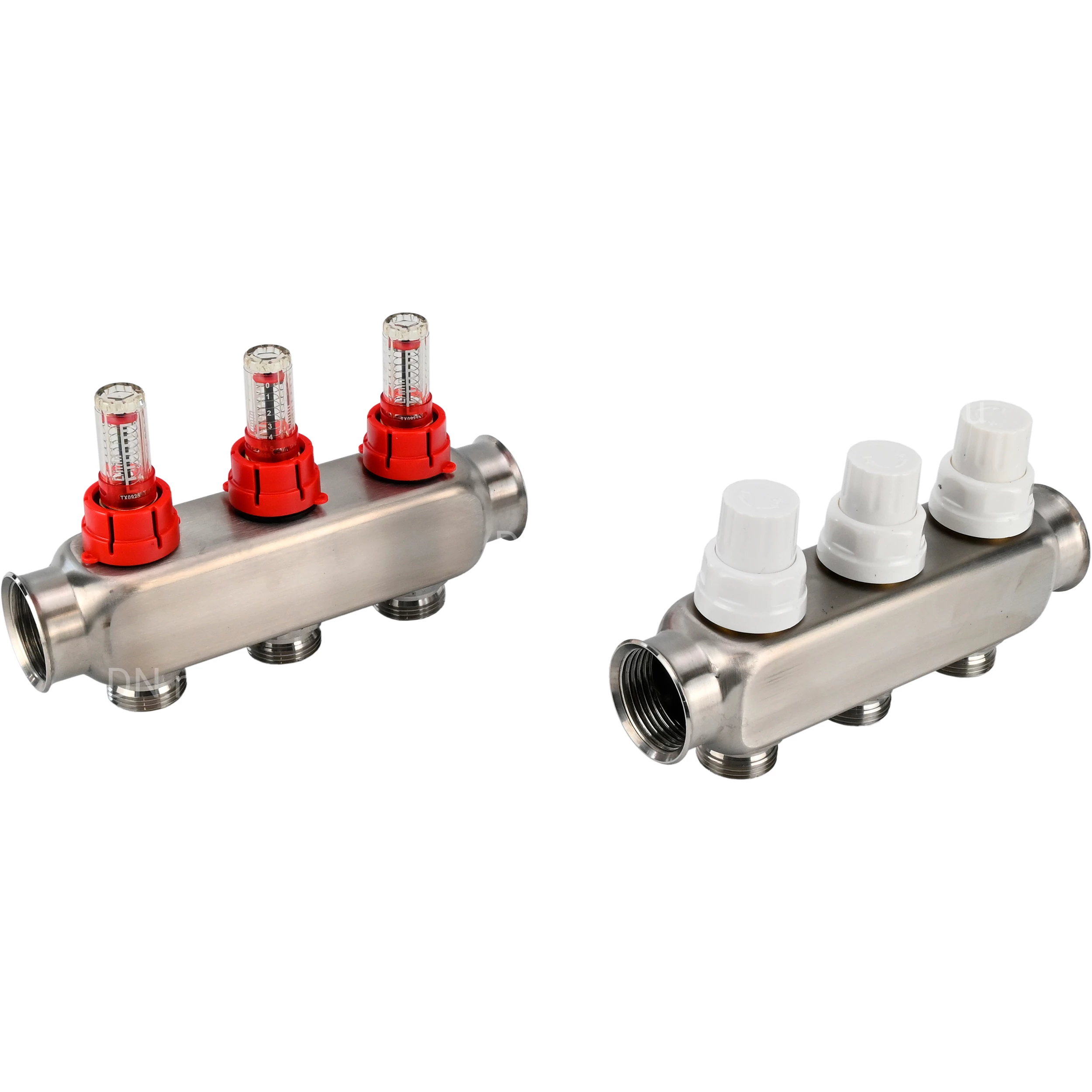 Изображение товара Коллекторная группа DN.ru GC1-31-3 1 Ду25 Ру10 с расходомерами и клапанами Изображение товара Коллекторная группа DN.ru GC1-31-3 1 Ду25 Ру10 с расходомерами и клапанами