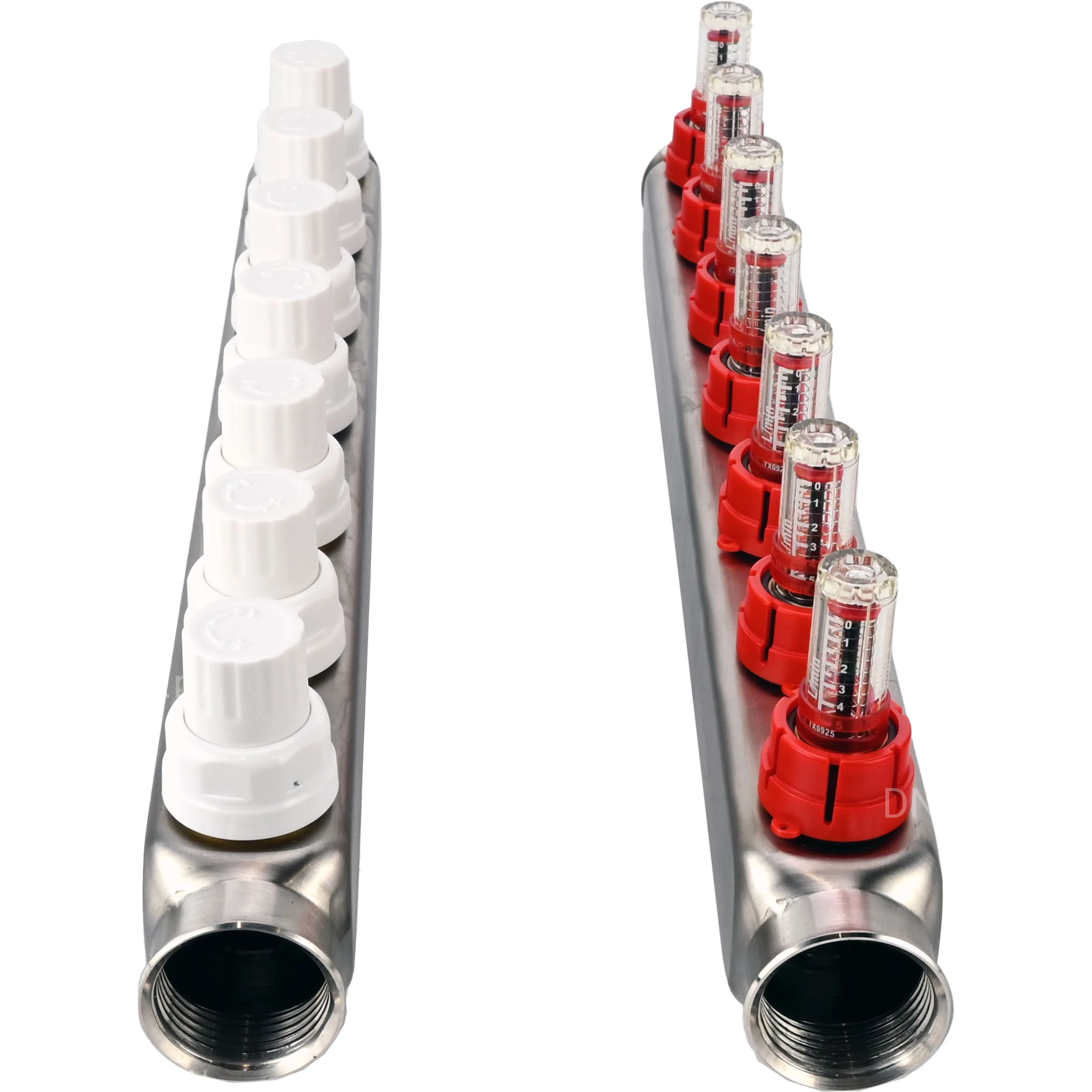 Изображение товара Коллекторная группа DN.ru GC1-31-7 1 Ду25 Ру10 с расходомерами и клапанами