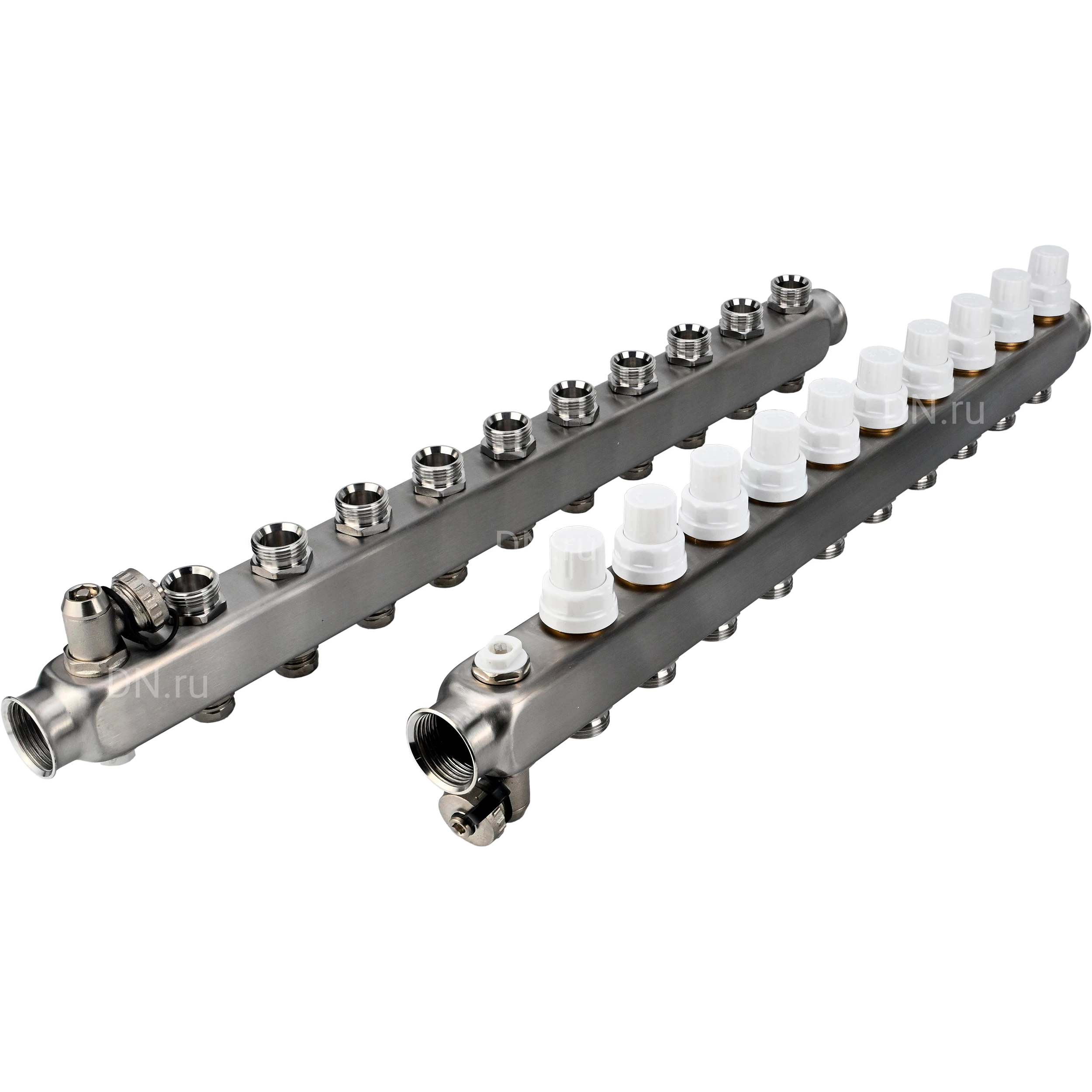 Изображение товара Коллекторная группа DN.ru GC4-31-10 1 Ду25 Ру10 с клапанами и воздухоотводчиком