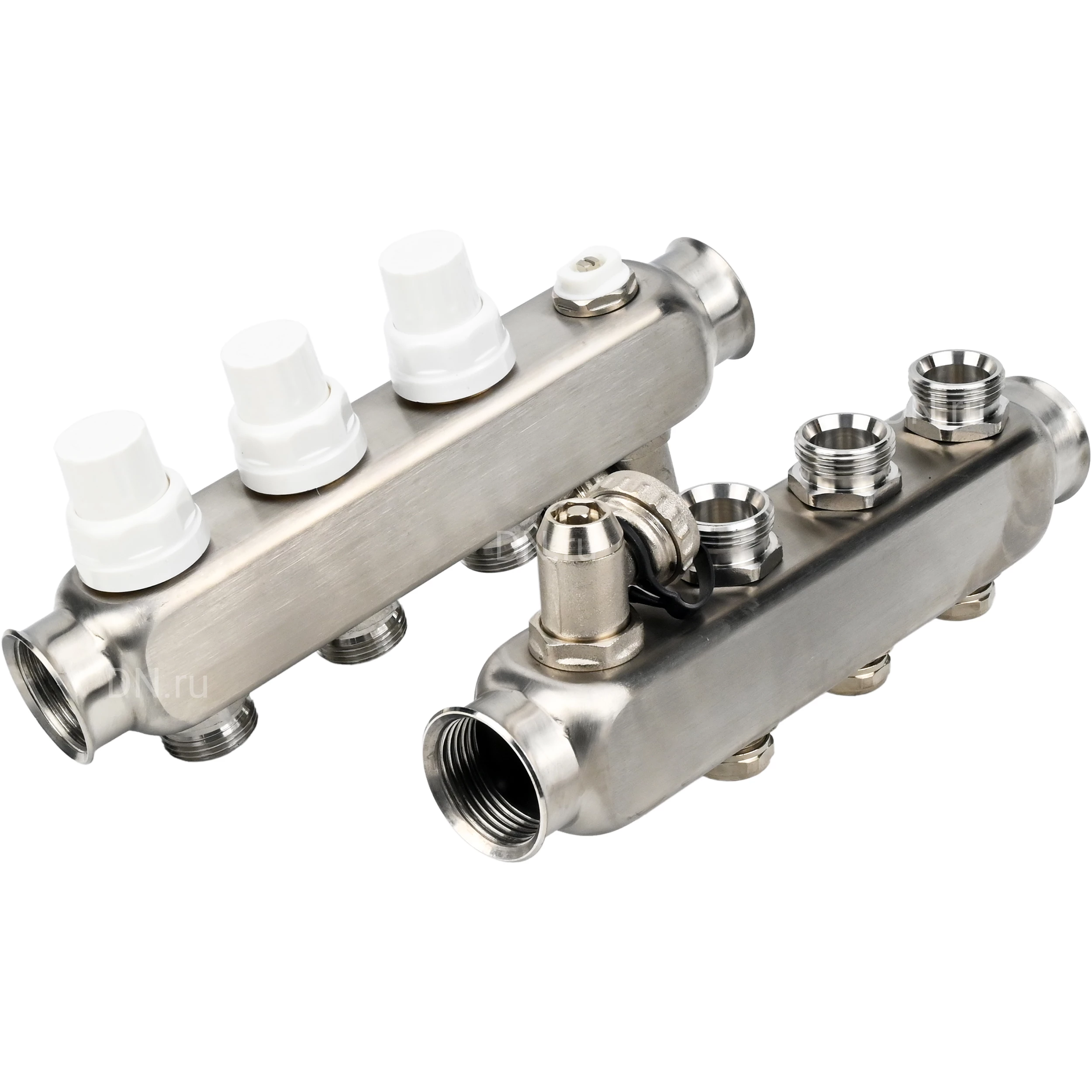 Изображение товара Коллекторная группа DN.ru GC4-31-3 1 Ду25 Ру10 с клапанами и воздухоотводчиком