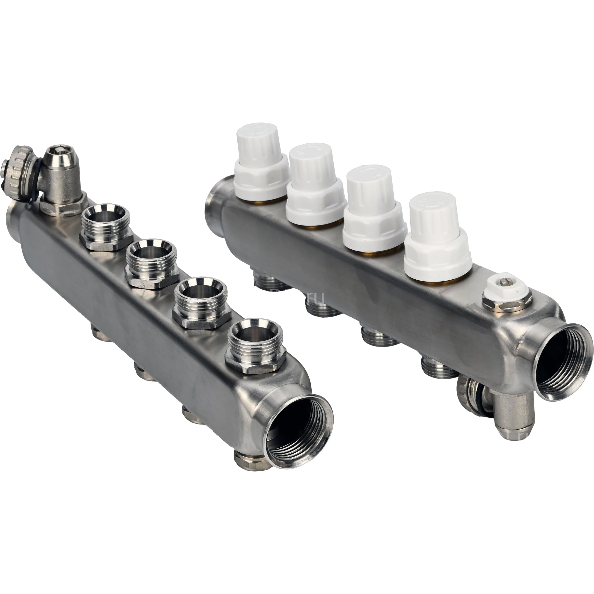 Изображение товара Коллекторная группа DN.ru GC4-31-4 1 Ду25 Ру10 с клапанами и воздухоотводчиком