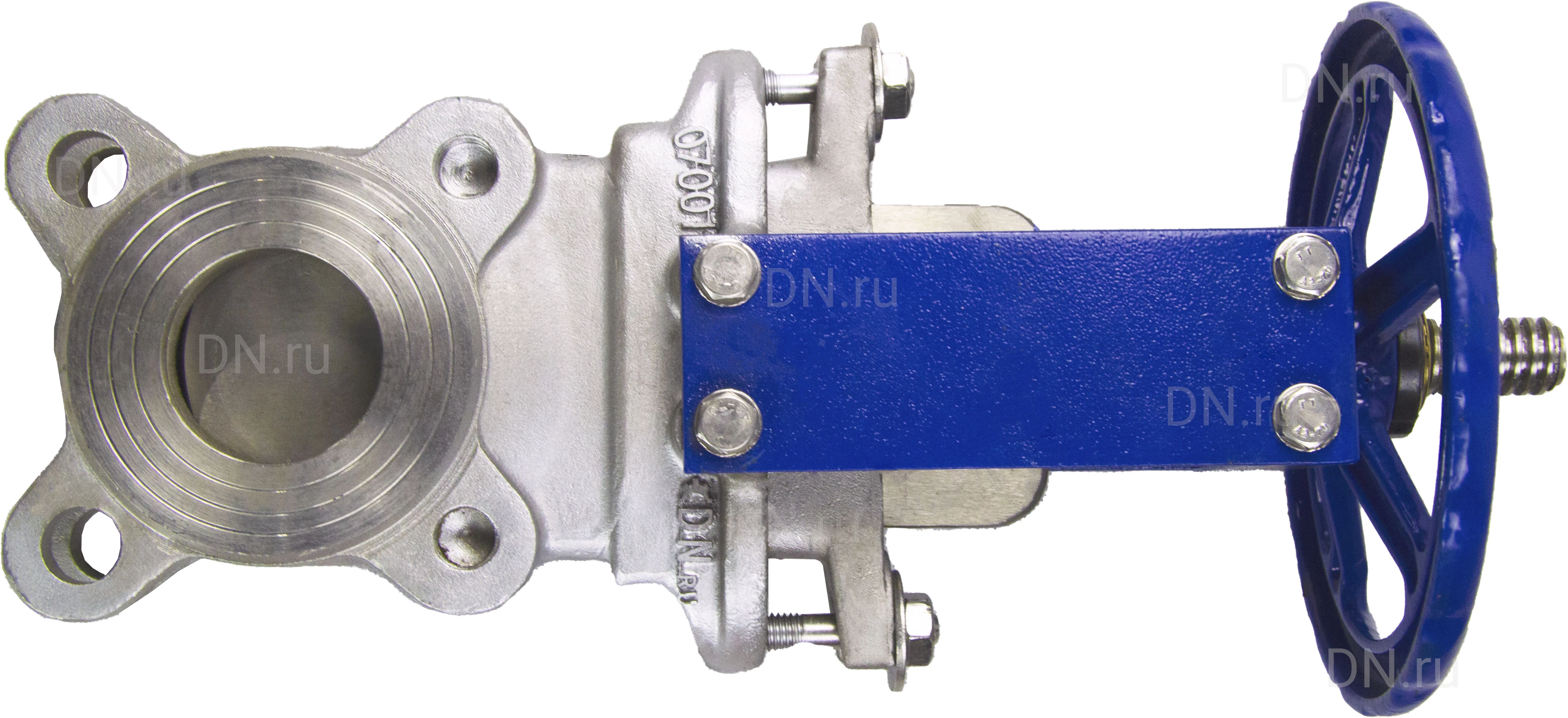 Изображение товара Задвижка шиберная DN.ru GVKR3131E-1W-Fb-S Ду125 Ру10 нержавеющая сталь 304