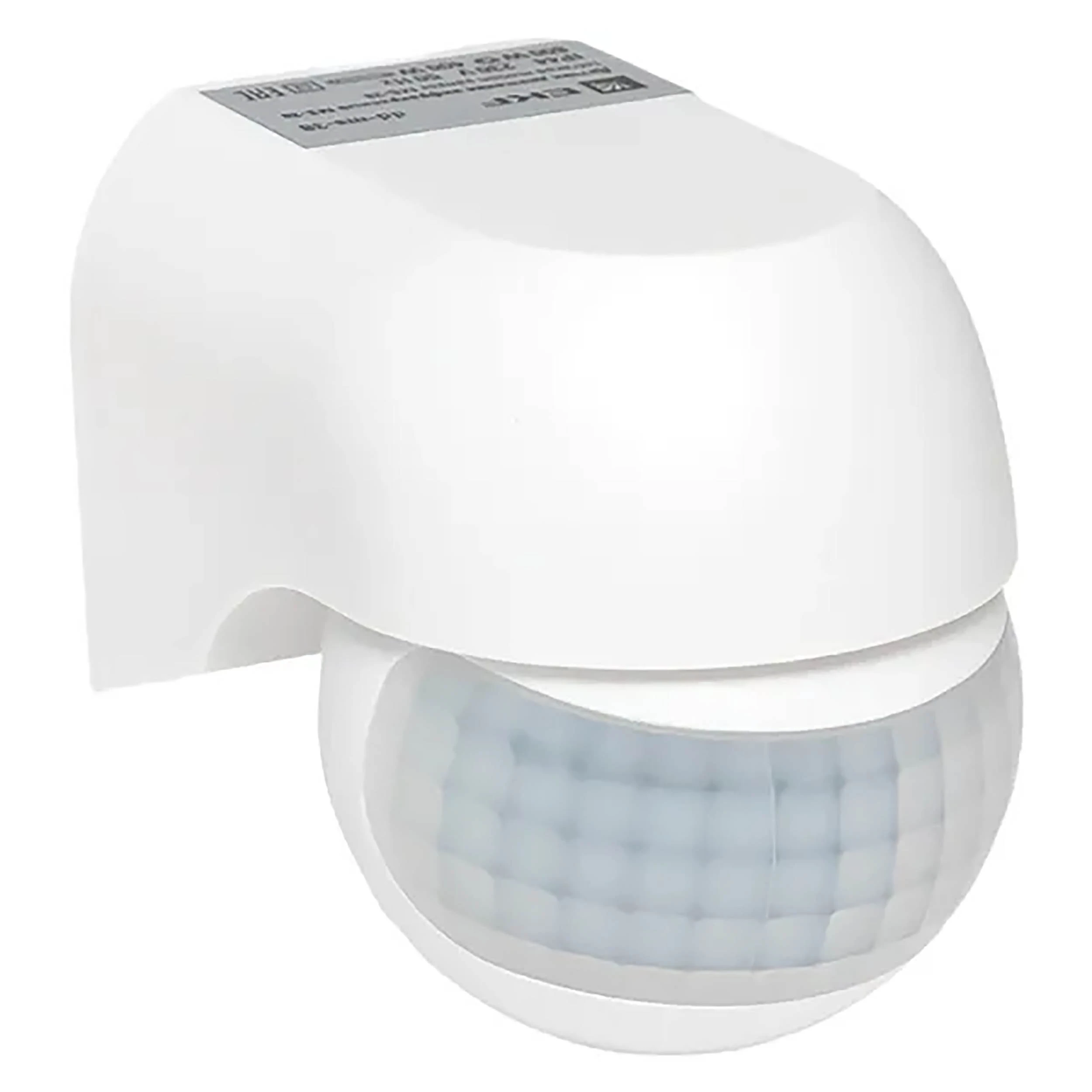 Изображение товара Датчик движения EKF PROxima MS-38 800Вт до 12м инфракрасный, настенный, обзор 180°, радиус действия до 12м, IP44, белый