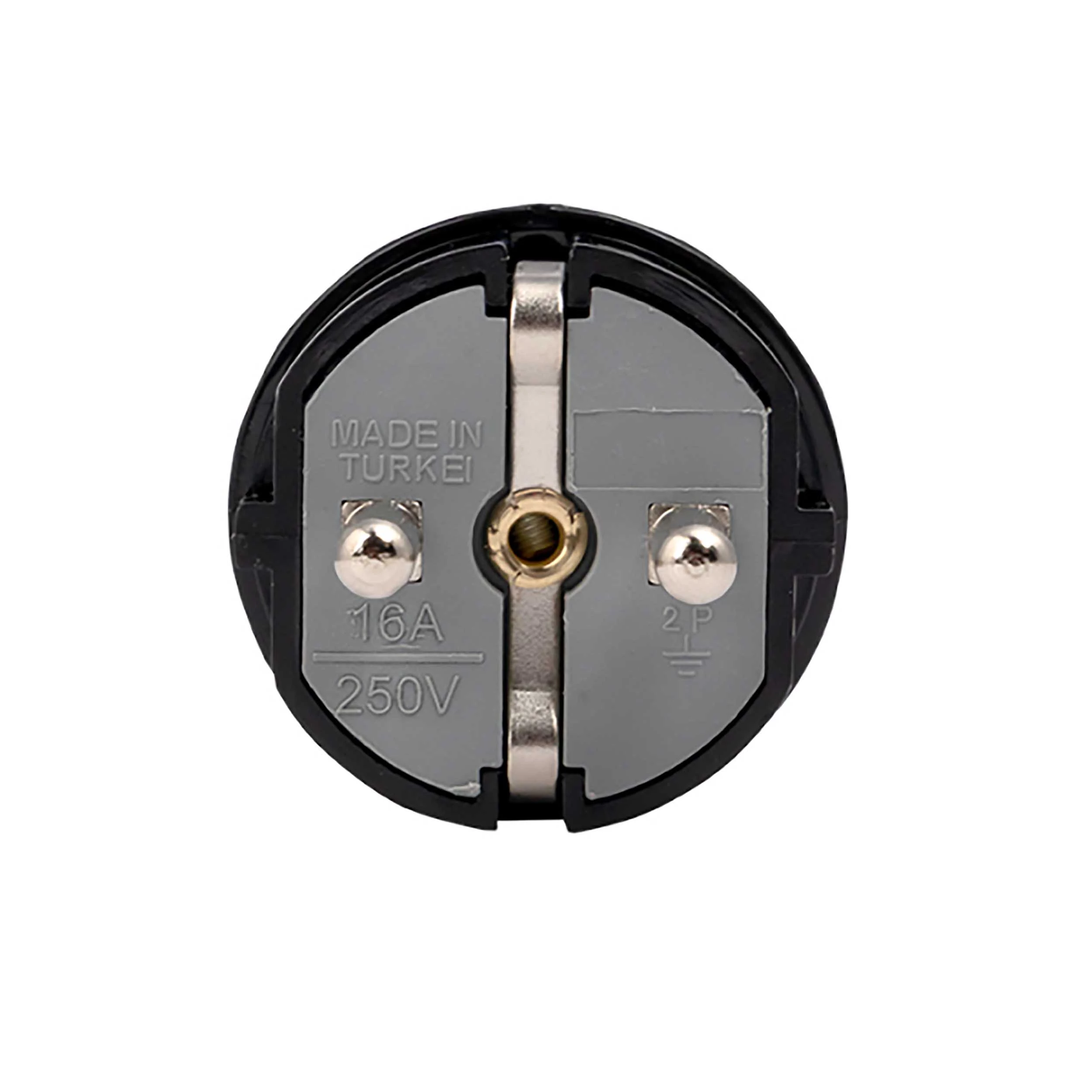 Изображение товара Вилка прямая EKF Proxima 16А 220В усиленная с заземлением IP20