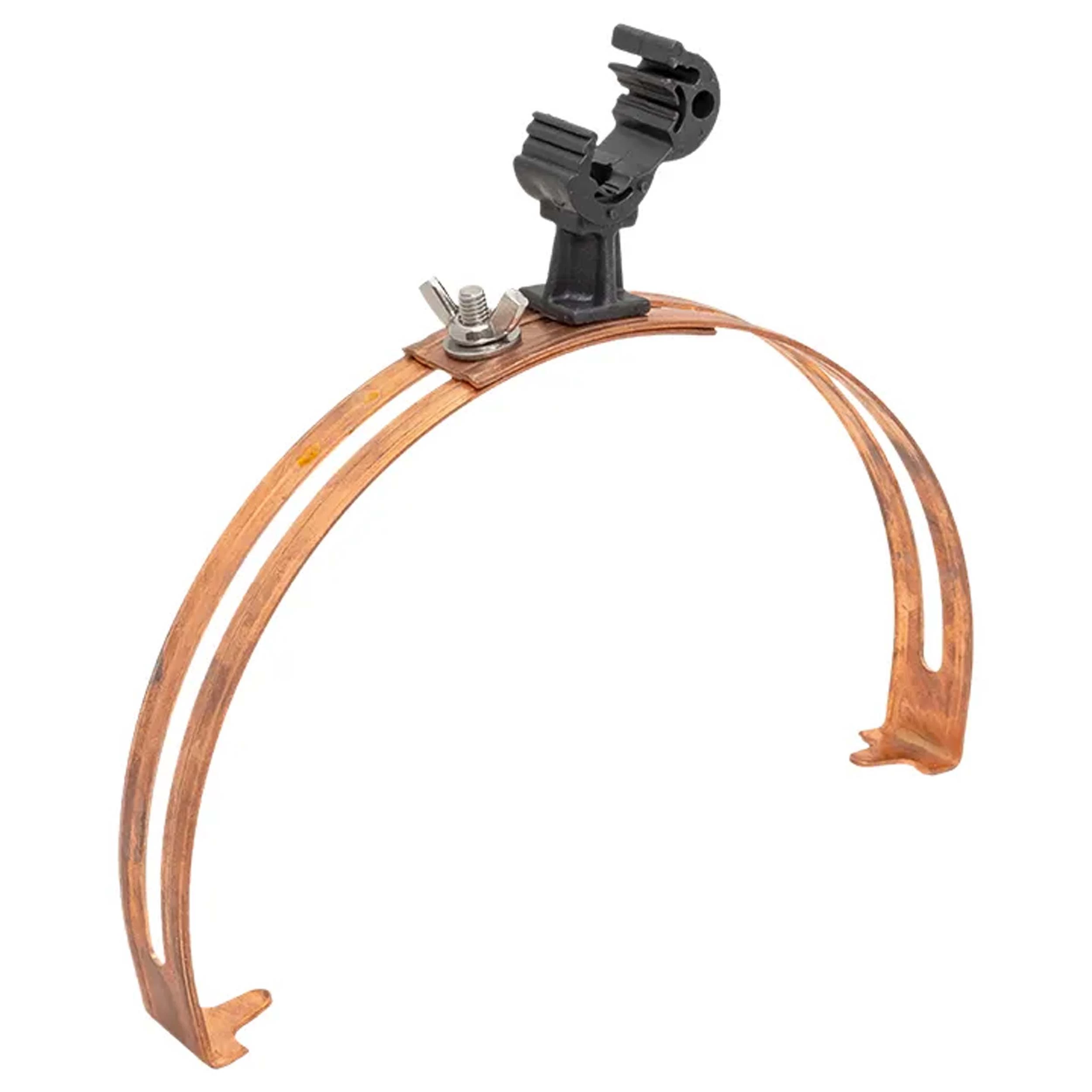 Изображение товара Держатель коньковый EKF PROxima регулируемый с пластиковым фиксатором 130-240мм, медь lp-d2204-cu