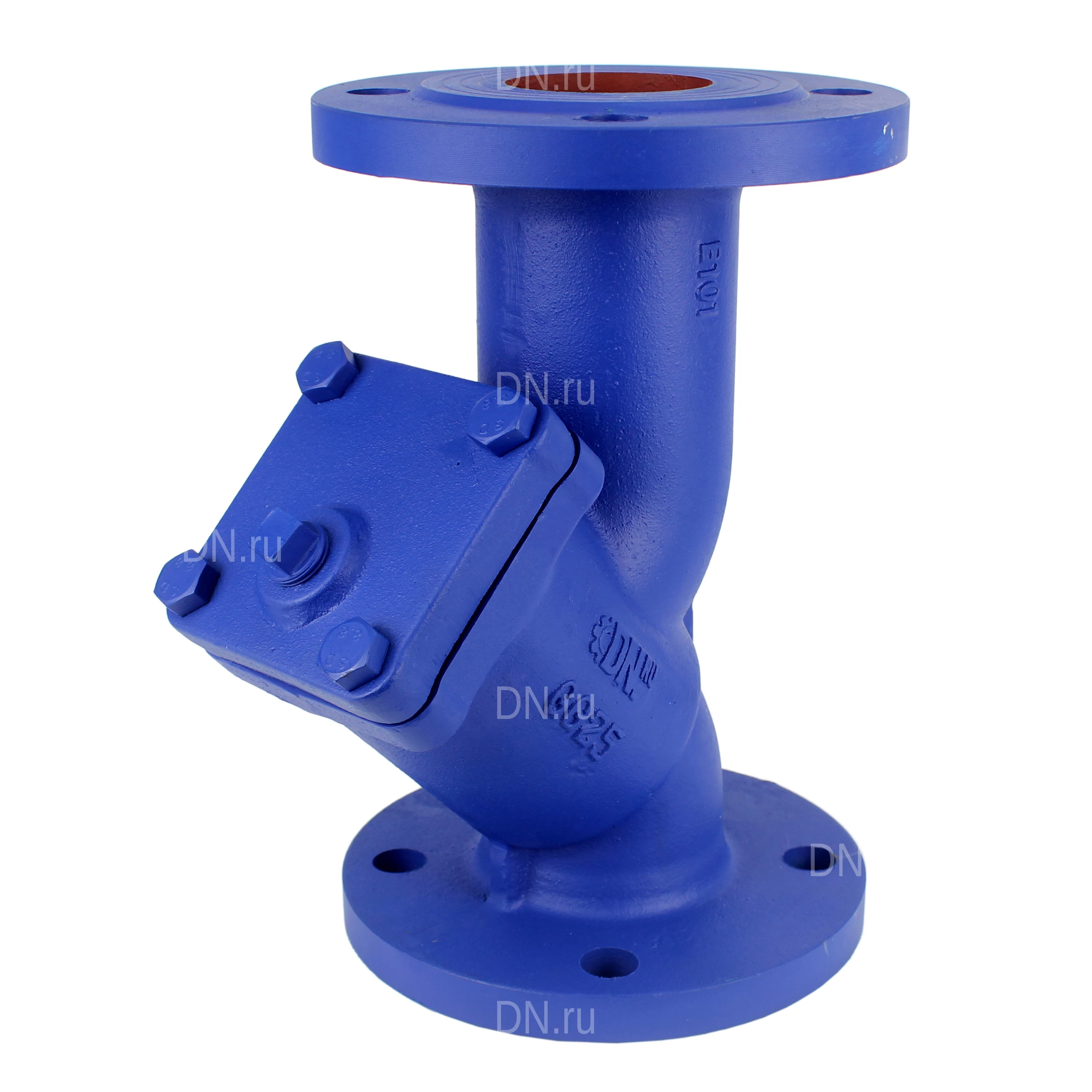 Изображение товара Фильтр сетчатый DN.ru FM1131MG-F Ду65 Ру16 чугунный, фланцевый, сетка SS304, уплотнение metal