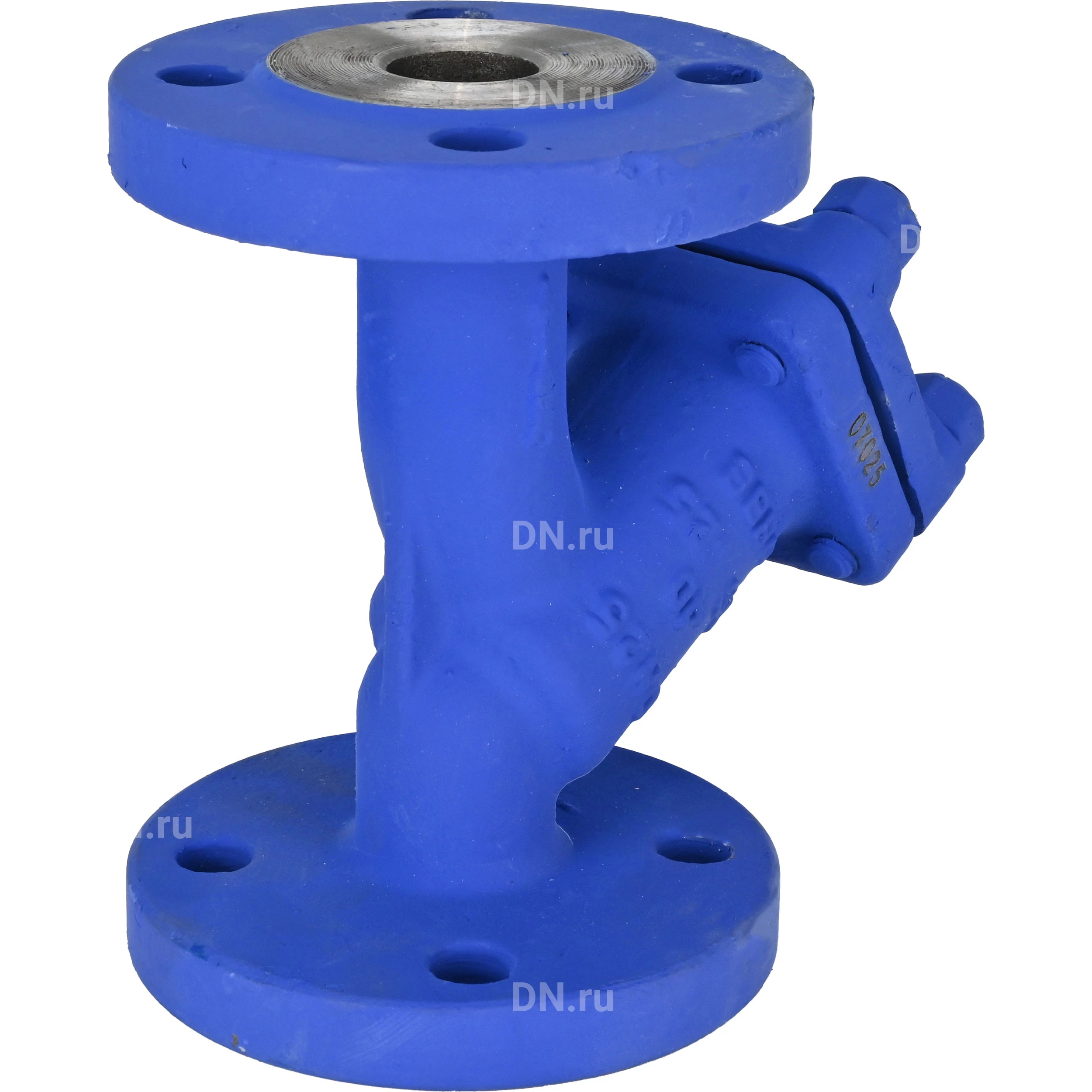 Изображение товара Фильтр сетчатый DN.ru FMY2131-F Ду25 Ру40 Y-образный, фланцевый, корпус - углеродистая сталь GS-C25, сетка - нержавеющая сталь AISI 304, прокладка - нержавеющая сталь SS 201 + графит