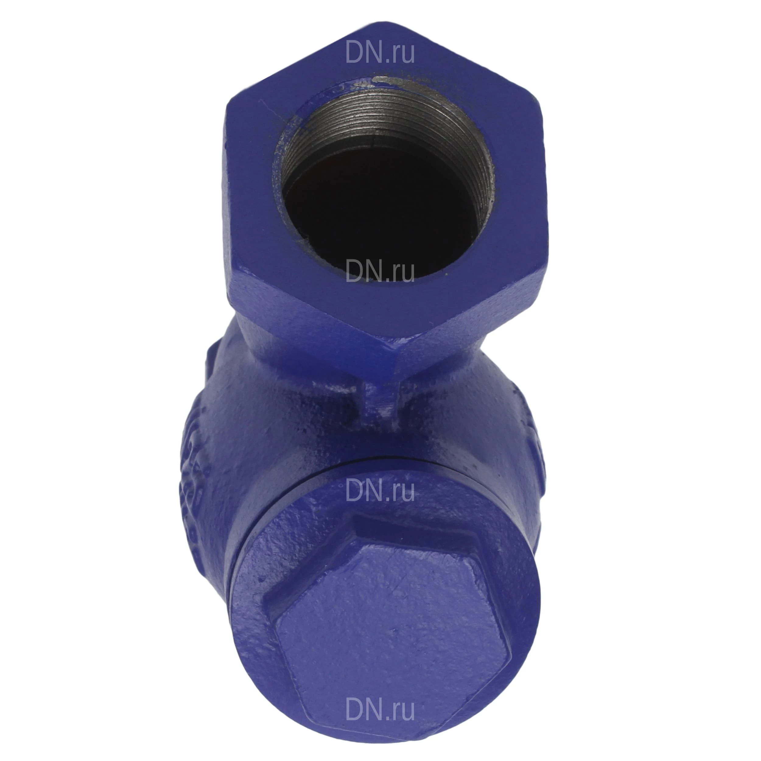 Изображение товара Фильтр сетчатый DN.ru FMY1131PPL-T 1 1/4″ Ду32 Ру16 резьбовой L=140, корпус чугун GGG25, сетка SS304, уплотнение PPL, Y-образный