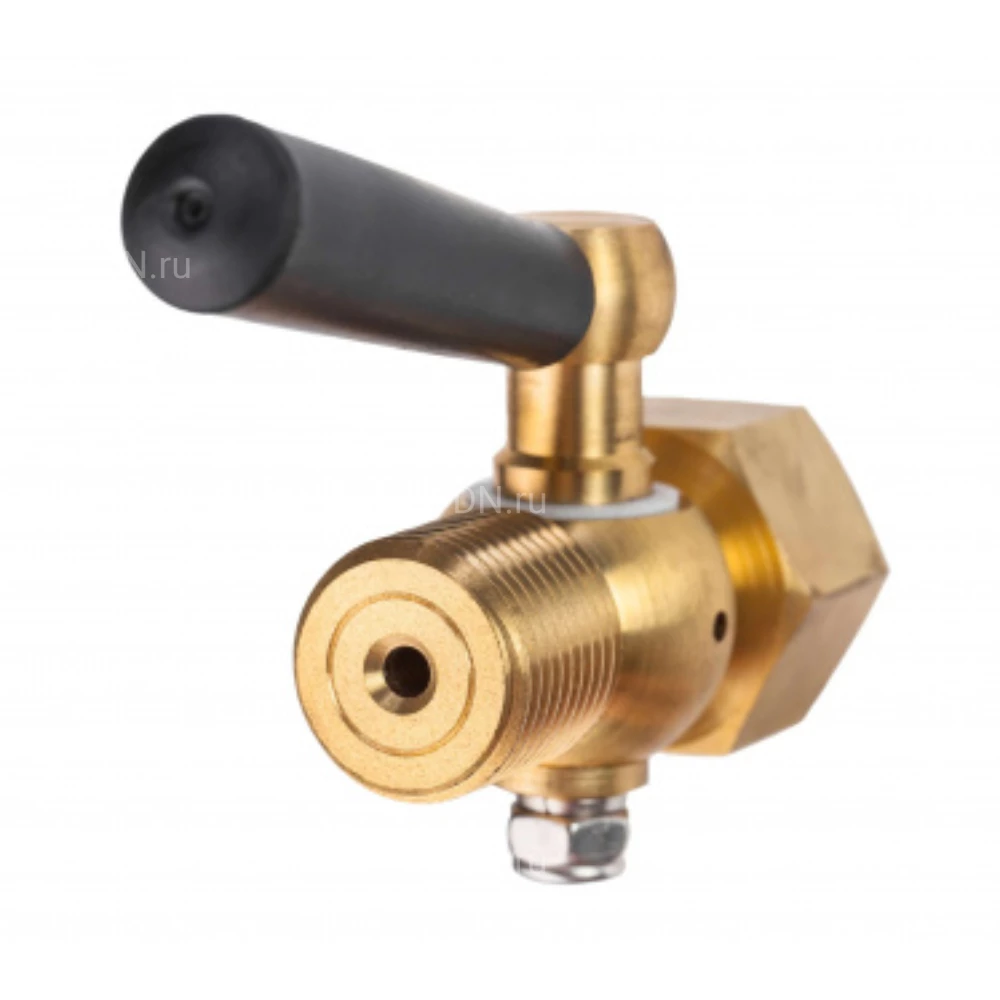 Изображение товара Кран для манометра ФИЗТЕХ КТп-B1.1 (МС) трехходовой пробковый латунный Изображение товара Кран для манометра ФИЗТЕХ КТп-B1.1 (МС) трехходовой пробковый латунный