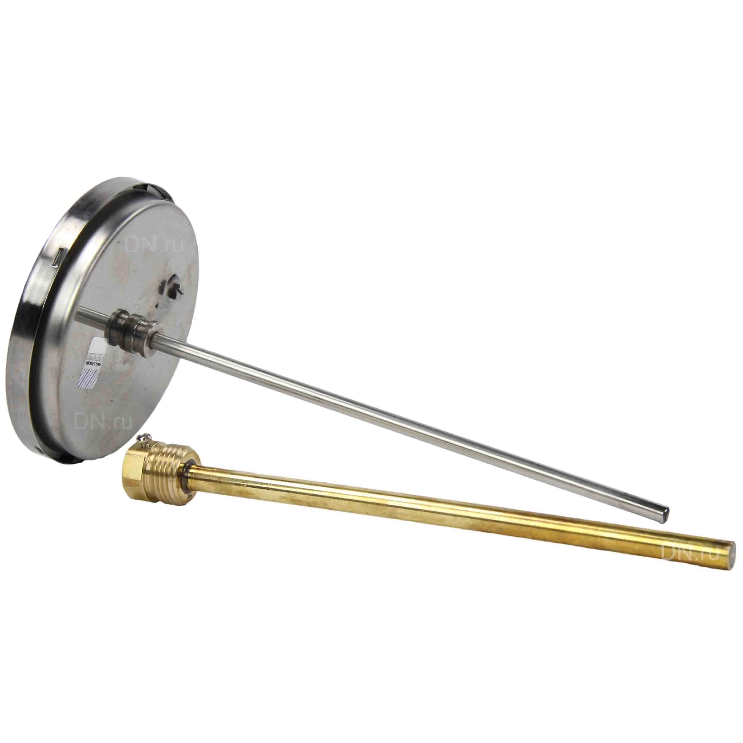 Изображение товара Термометр осевой Росма БТ-51.211 до 160°C G1/2, стальной корпус