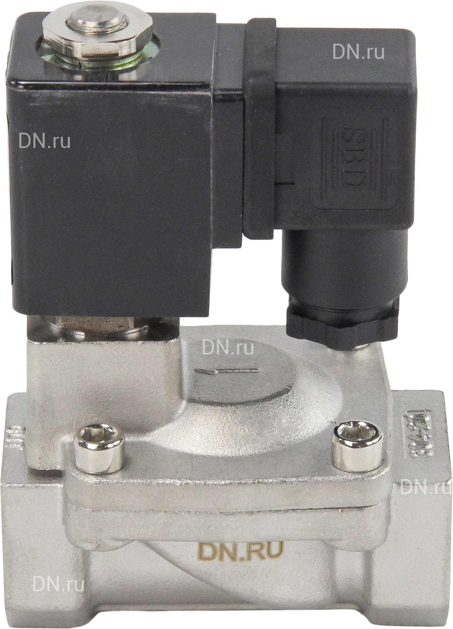 Изображение товара Клапан электромагнитный соленоидный двухходовой DN.ru VS2W-401V-PU-NC Ду20 Ру16 корпус сталь, пилотного действия, присоединение внутренняя резьба 3/4, нормально-закрытый (НЗ), уплотнение VITON, катушка 24В (опрессовано)
