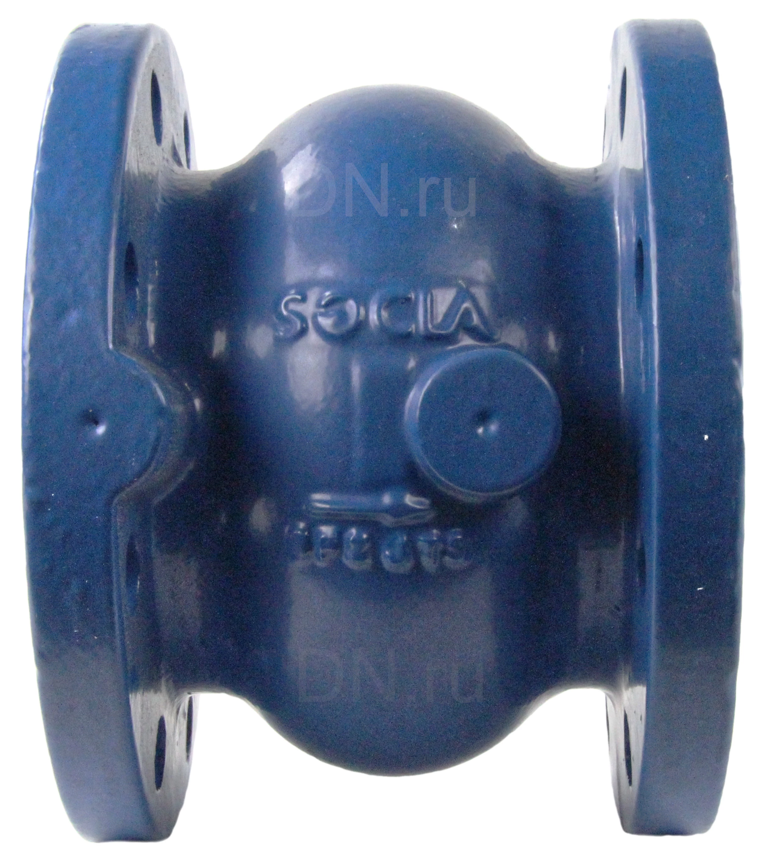 Изображение товара Клапан обратный Danfoss 402 Ду50 Ру16 фланцевый, пружинный, корпус - чугун, диск - чугун, уплотнение - EPDM