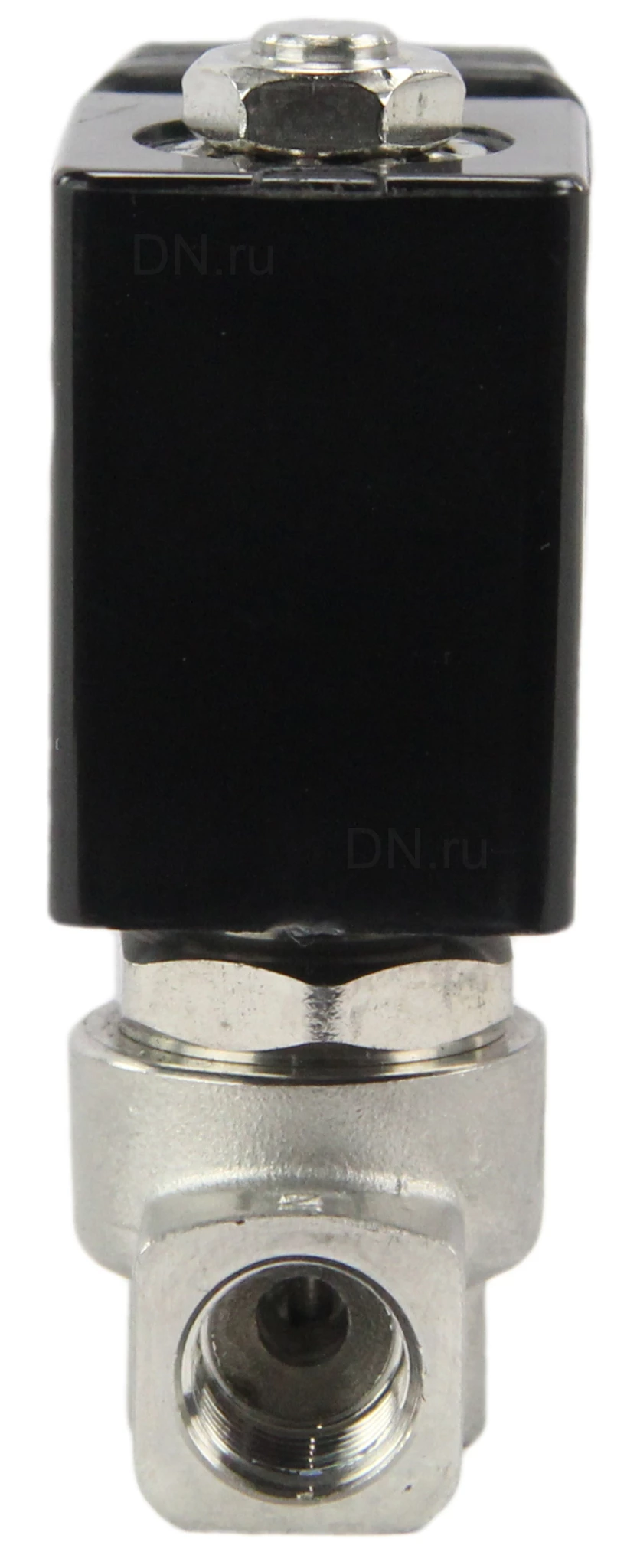 Изображение товара Клапан электромагнитный соленоидный двухходовой DN.ru-VS2W-701 P-Z-NC Ду20 (3/4 дюйм) Ру6 с нулевым перепадом давления, нормально-закрытый, корпус - сталь 304, резьба G, с катушкой YS-018 24В (опрессовано)