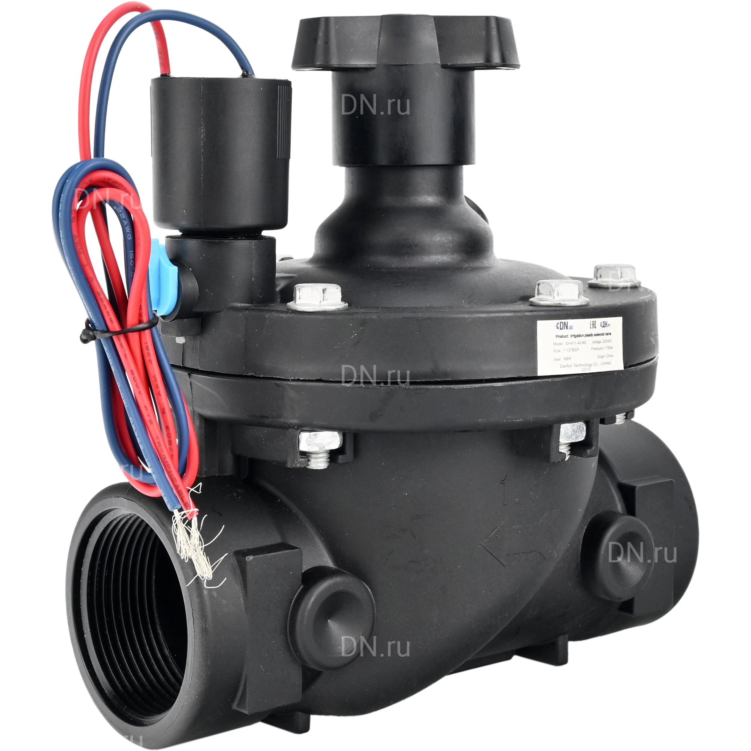 Изображение товара Клапан электромагнитный DN.ru VS1141-NT-NC-24VDC 2" ДУ50