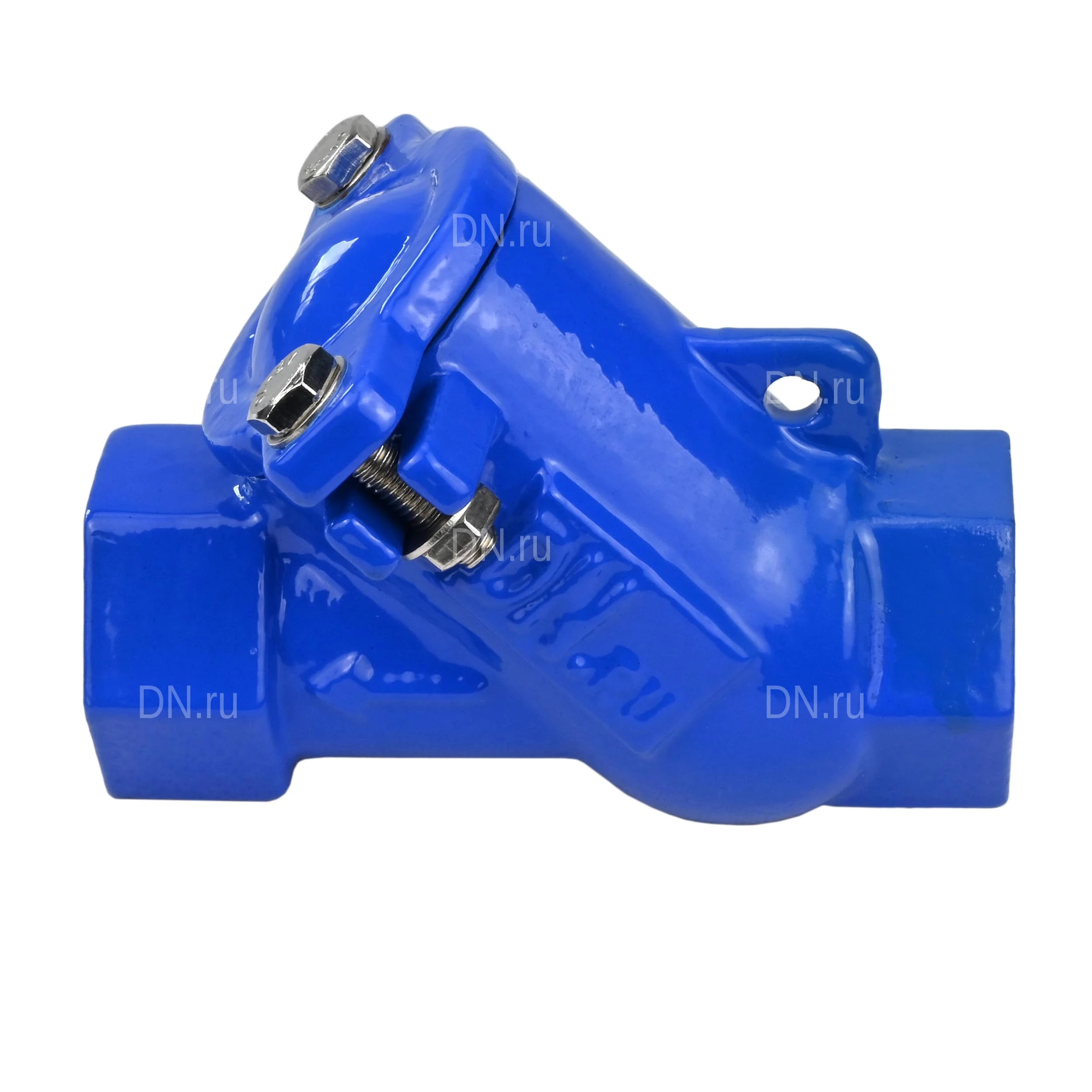 Изображение товара Клапан обратный DN.ru VCB1433N-T 2″ 1/2 Ду65 Ру16 муфтовый, шаровой, корпус - чугун, шар - сталь+NBR, уплотнение - NBR
