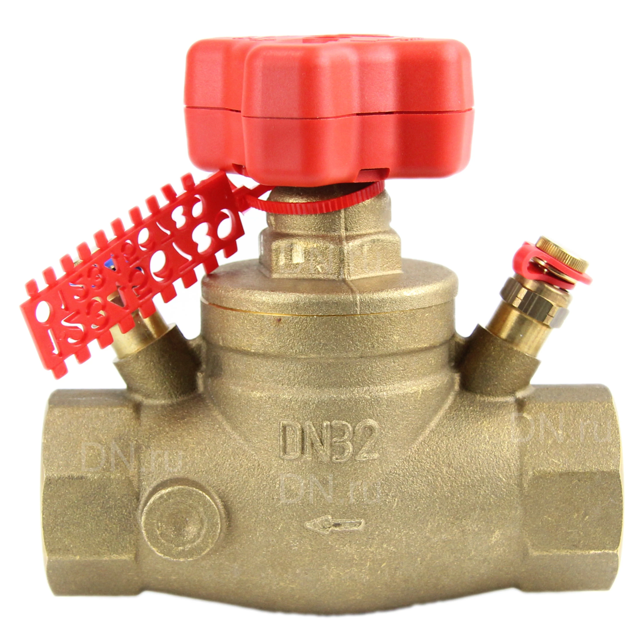 Изображение товара Вентиль балансировочный Herz Штремакс-GM Ду50 (2″) Ру10 с измерит. клапанами