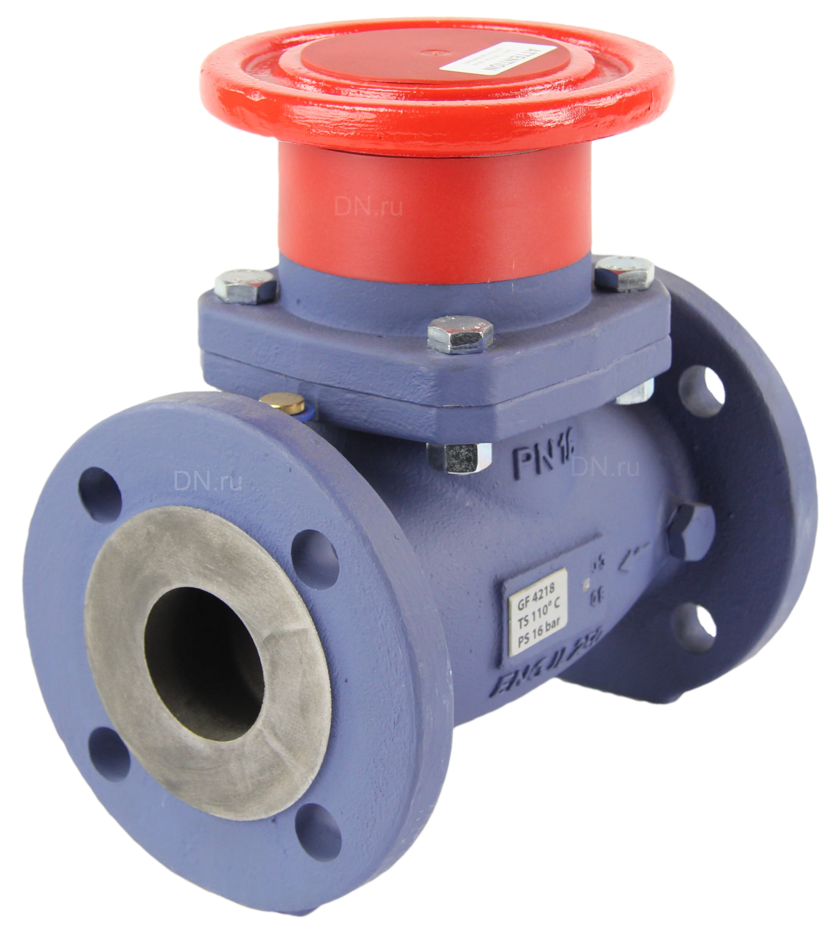 Изображение товара Вентиль балансировочный Herz Штремакс-GF Ду100 Ру16 с измерит. клапанами фланцевый