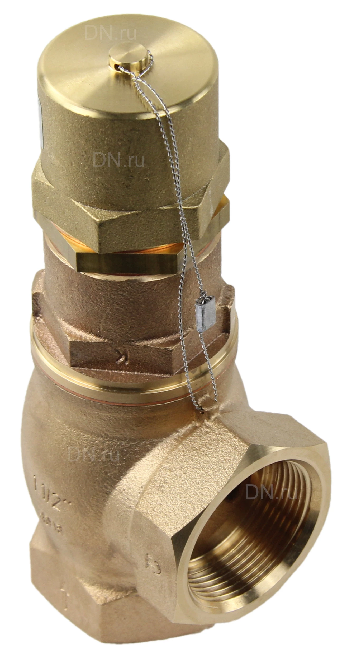 Изображение товара Клапан перепускной Goetze 618 tGFO 3/8″ Ду10 Ру20 бронзовый угловой резьбовой