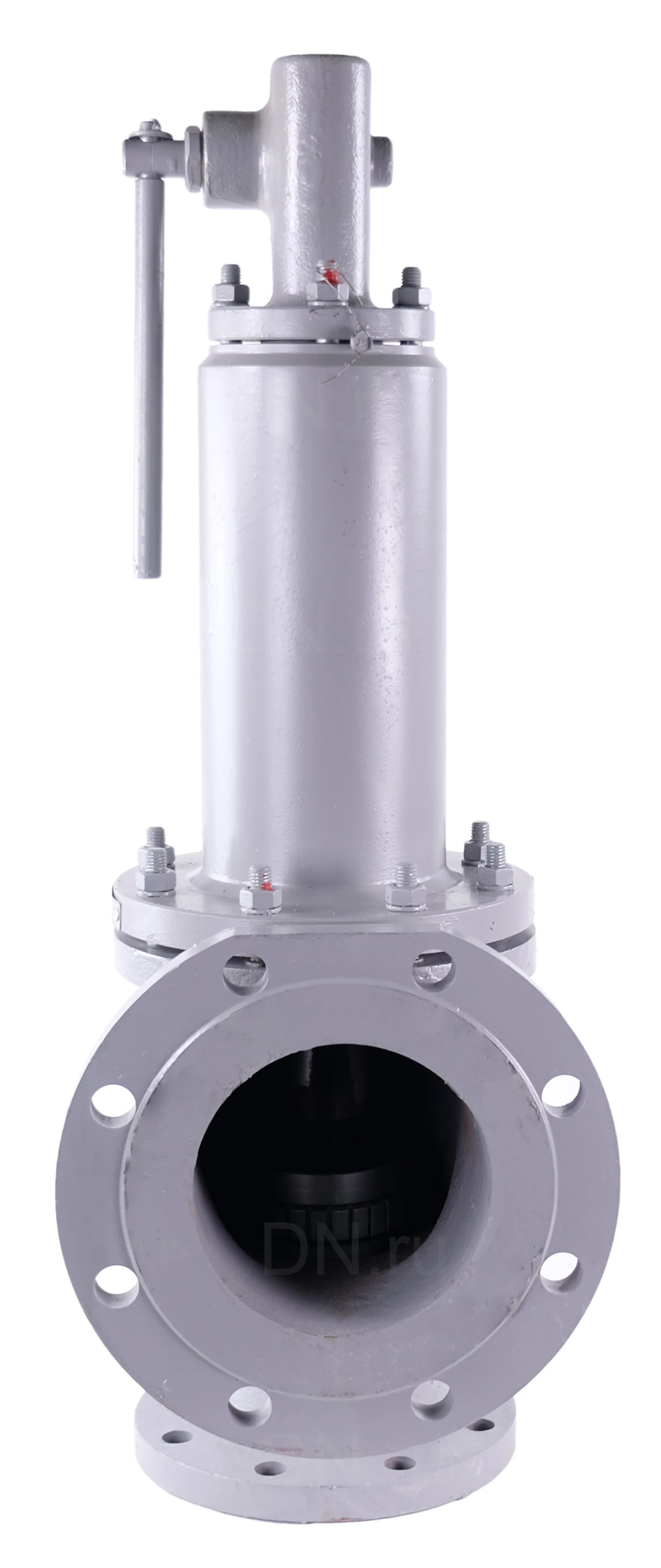 Изображение товара Клапан предохранительный Авангард 17с6нж Ду100-150 Ру16 полноподъемный пружинный, фланцевый, корпус - углеродистая сталь 25Л, PNвых=16бар