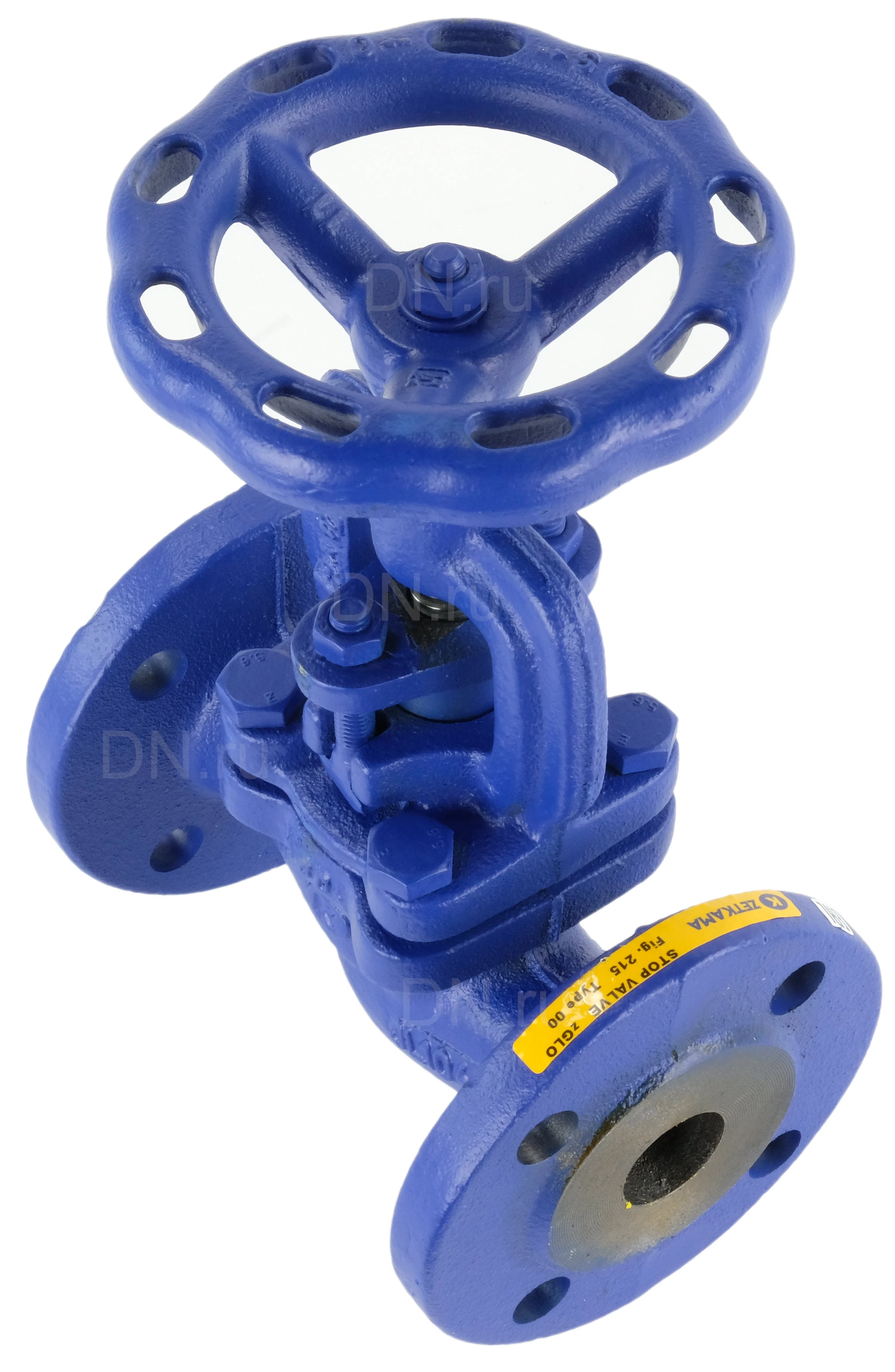 Изображение товара Клапан запорный Zetkama 215А Ду32 Ру16 фланцевый