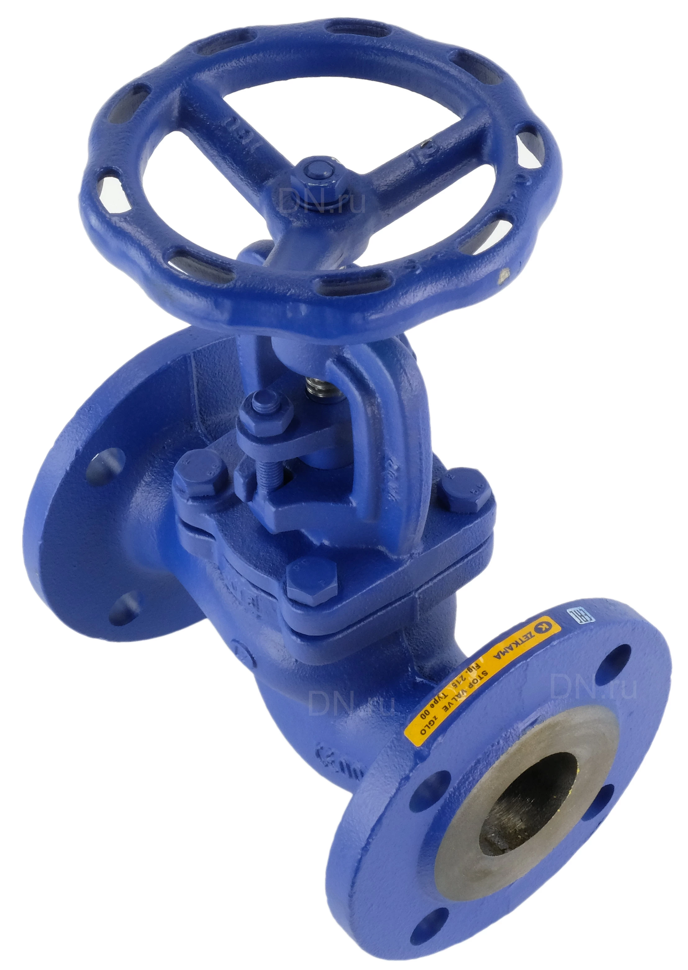 Изображение товара Клапан запорный Zetkama 215А Ду50 Ру16 фланцевый