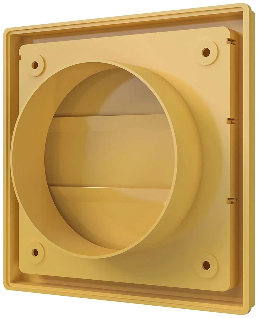 Изображение товара Выход стенной ERA КФ 150х150 фланец Дн100 для вентиляции и кондиционирования