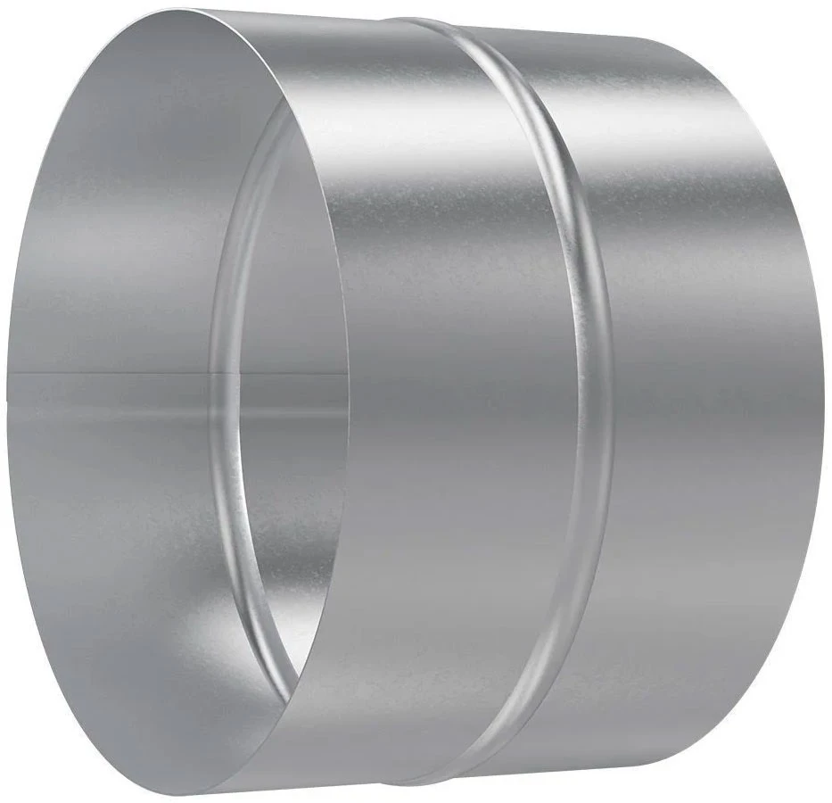 Изображение товара Соединитель ERA PRO CG D150 круглый, стальной из оцинкованной стали для соединения воздуховодов, серебристый