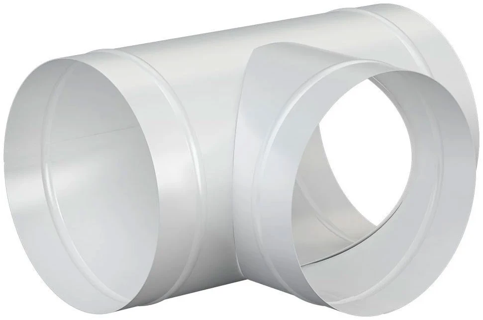 Изображение товара Тройник Т-образный ERA ТМ Ду150 для вентиляции и кондиционирования стальной