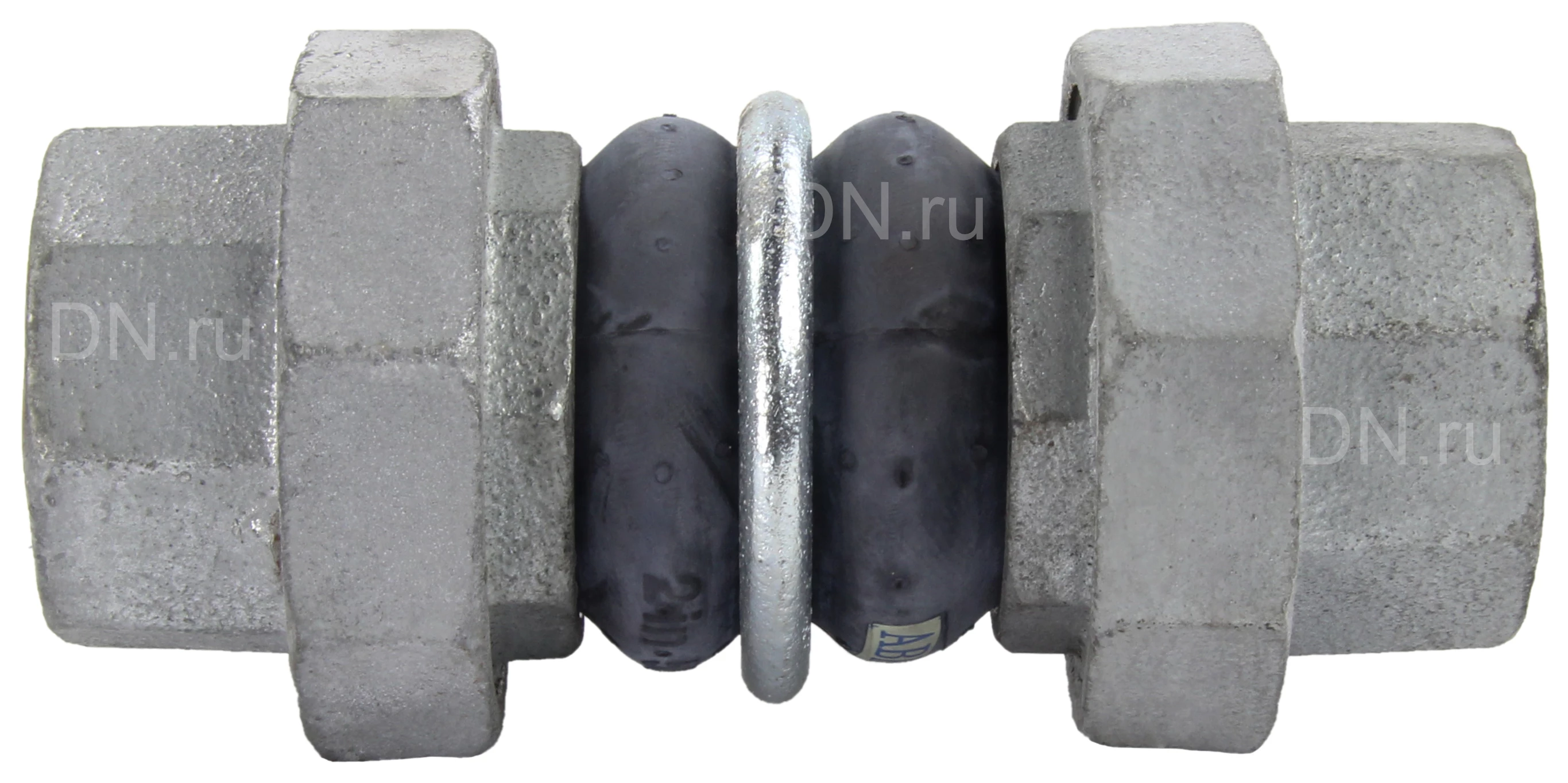 Изображение товара Компенсатор (гибкая вставка) ABRA-EJS-30 1 1/4″ Ду32 Ру10 EPDM резьбовой