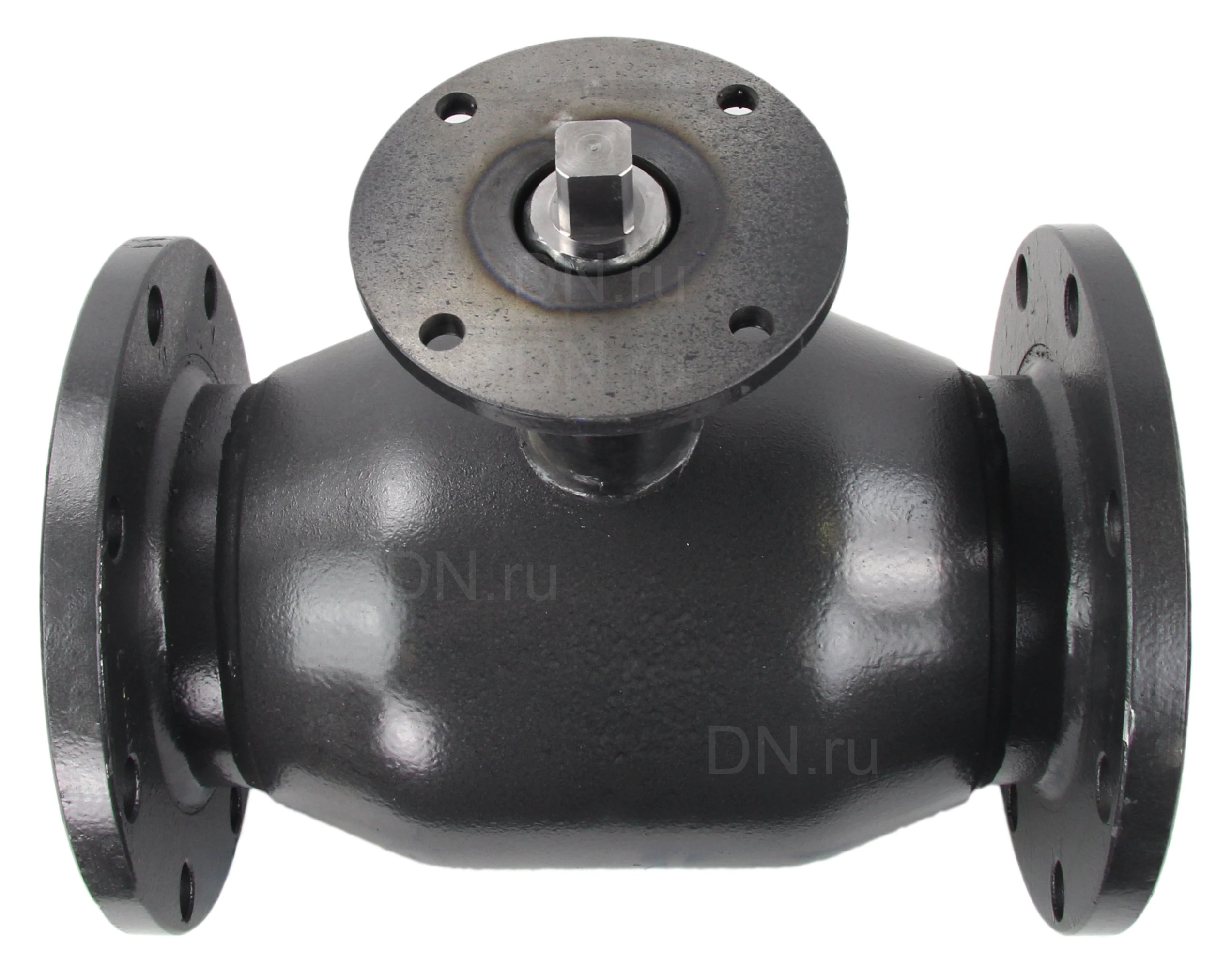 Изображение товара Кран шаровой ALSO КШ.Ф.Р.300.16-01 Ду300 Ру16 стандартнопроходной, двухходовой, углеродистая сталь 20, уплотнение - PTFE, фланцевый, под редуктор/привод